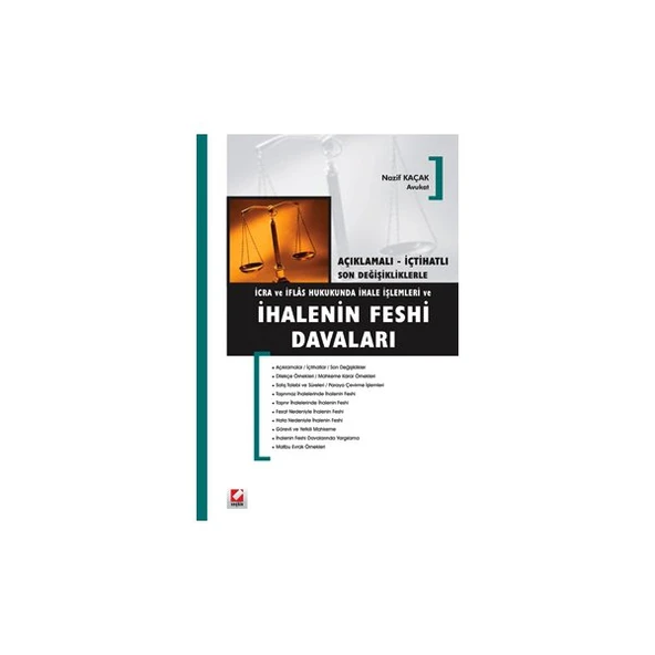 İhalenin Feshi Davaları Nazif Kaçak 2006/08 ürün görseli 1