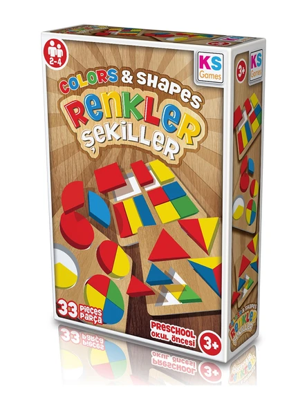 Ks Games Renkler Ve Şekiller Eğitici Oyunlar Okul Öncesi ürün görseli 1