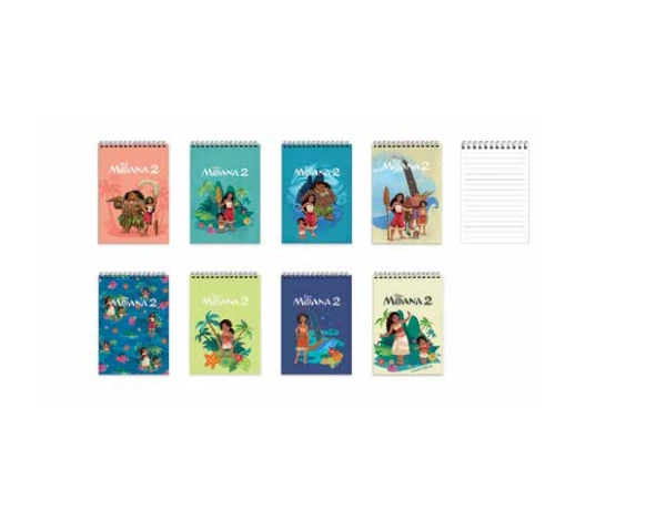 Keskin Color Moana A7 Mini Boy 42 Yaprak Çizgili Spiralli Bloknot Not Defteri (48 Li Paket) ürün görseli 1