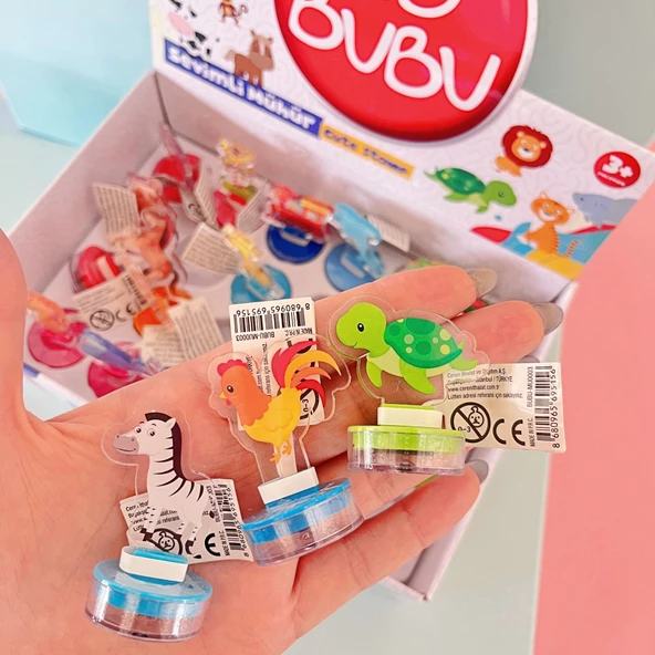 Bu-Bu Akrilik Sevimli Mühürler Mu0003 (24 Lü Paket) ürün görseli 1