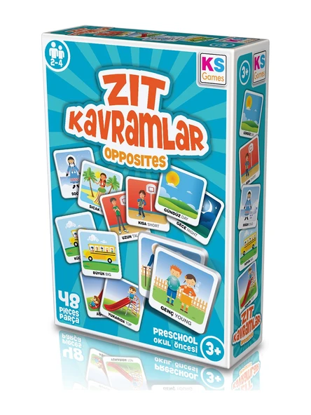 Ks Games Zıt Kavramlar Eğitici Oyunlar Okul Öncesi ürün görseli 1