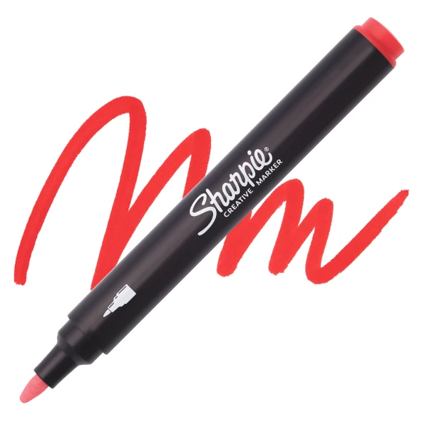 Sharpie Akrilik Markör Kalem Yuvarlak Uç Kırmızı Sh-2218119 (6 Lı Paket) ürün görseli 1