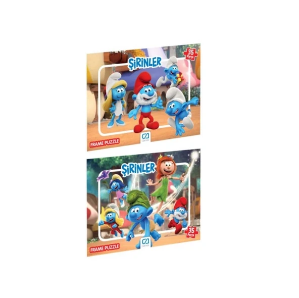 Ca Games Şirinler Frame Puzzle 35 Parça 5310-5311 ürün görseli 1