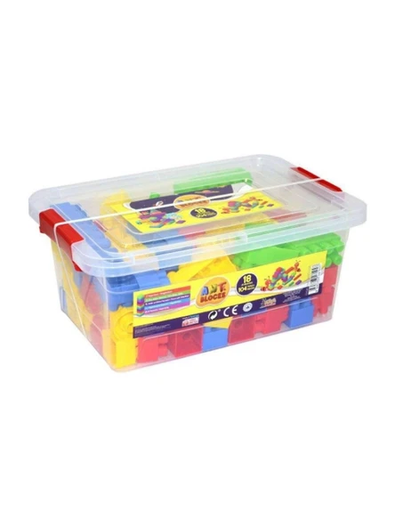 Asya Oyuncak Ant Blocks 104 Parça Ant104 - Resim 2