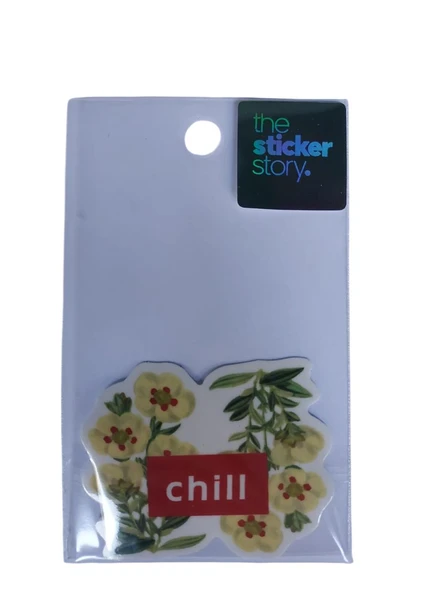 Ekstrafix Yapışkanlı Sudan Etkilenmeyen Sticker The Sticker Story Chill Tss0251 (1 Adet) ürün görseli 1