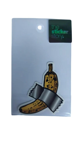 Ekstrafix Yapışkanlı Sudan Etkilenmeyen Sticker The Sticker Story Bantlı Muz Tss0037 (1 Adet) ürün görseli 1
