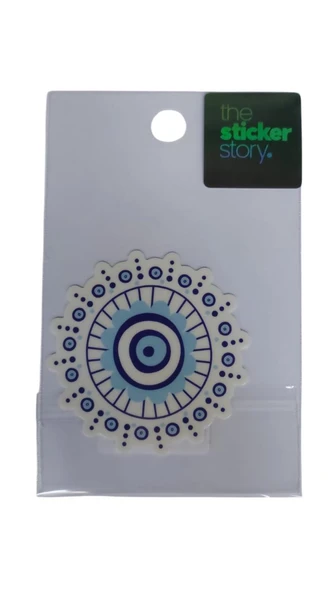 Ekstrafix Yapışkanlı Sudan Etkilenmeyen Sticker The Sticker Story Nazar Tss0195 (1 Adet) ürün görseli 1