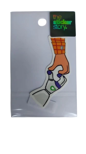 Ekstrafix Yapışkanlı Sudan Etkilenmeyen Sticker The Sticker Story Robot - İnsan Tss0145 (1 Adet) ürün görseli 1