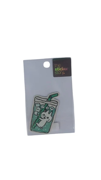 Ekstrafix Yapışkanlı Sudan Etkilenmeyen Sticker The Sticker Story Kedi Tss0106 (1 Adet) ürün görseli 1
