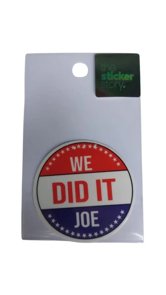 Ekstrafix Yapışkanlı Sudan Etkilenmeyen Sticker The Sticker Story We Did It Joe Tss0059 (1 Adet) ürün görseli 1