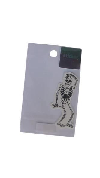 Ekstrafix Yapışkanlı Sudan Etkilenmeyen Sticker The Sticker Story İskelet Tss0127 (1 Adet) ürün görseli 1