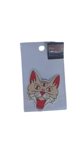 Ekstrafix Yapışkanlı Sudan Etkilenmeyen Sticker The Sticker Story Kedi Tss0069 (1 Adet) ürün görseli 1