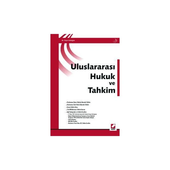 Uluslararası Hukuk ve Tahkim Feyiz Erdoğan 2004/09 ürün görseli 1
