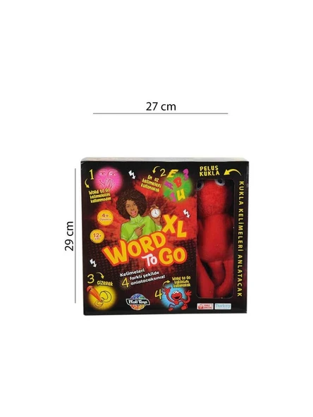 Moli Toys Word Xl To Go Kukla Kelimeleri Anlatacak Kutu Oyunu Ml-1599 ürün görseli 1