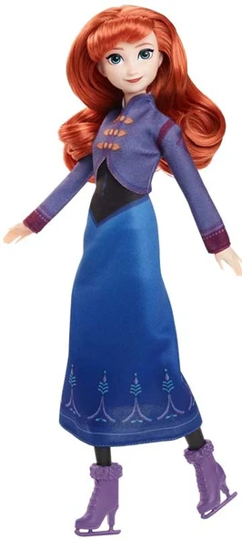 Frozen Oyuncak Disney Karlar Ülkesi Buz Pateni Temalı Anna Bebek ürün görseli 1