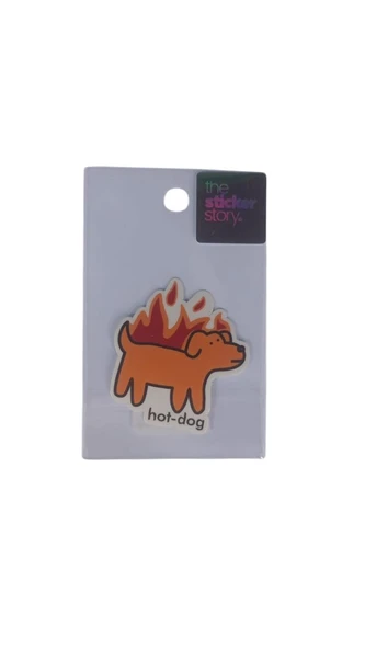 Ekstrafix Yapışkanlı Sudan Etkilenmeyen Sticker The Sticker Story Hot Dog Tss0165 (1 Adet) ürün görseli 1