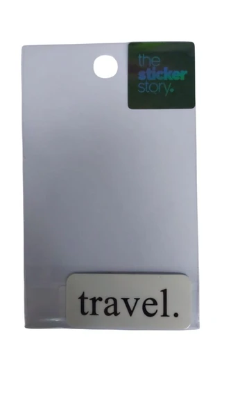 Ekstrafix Yapışkanlı Sudan Etkilenmeyen Sticker The Sticker Story Travel Tss0219 (1 Adet) ürün görseli 1