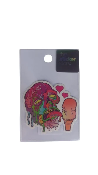 Ekstrafix Yapışkanlı Sudan Etkilenmeyen Sticker The Sticker Story Dondurma Tss0047 (1 Adet) ürün görseli 1