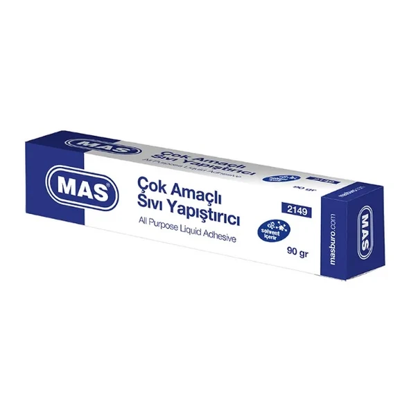 Mas Sıvı Yapıştırıcı Tüpte 90 Gr Solventlili 2149 (12 Li Paket) ürün görseli 1
