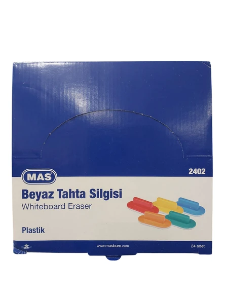Mas Tahta Silgisi Karışık Renk 2402 (24 Lü Paket) ürün görseli 1
