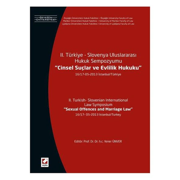 Cinsel Suçlar Ve Evlilik Hukuku /B Yener Ünver 35 2014/05 ürün görseli 1