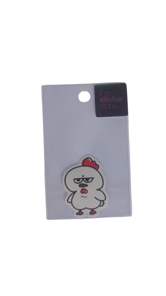 Ekstrafix Yapışkanlı Sudan Etkilenmeyen Sticker The Sticker Story Tavuk Tss0104 (1 Adet) ürün görseli 1