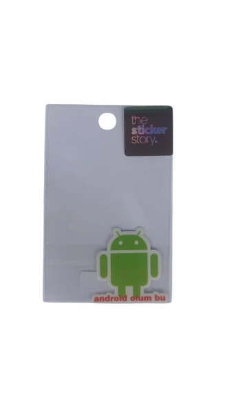 Ekstrafix Yapışkanlı Sudan Etkilenmeyen Sticker The Sticker Story Android Tss0242 (1 Adet) ürün görseli 1