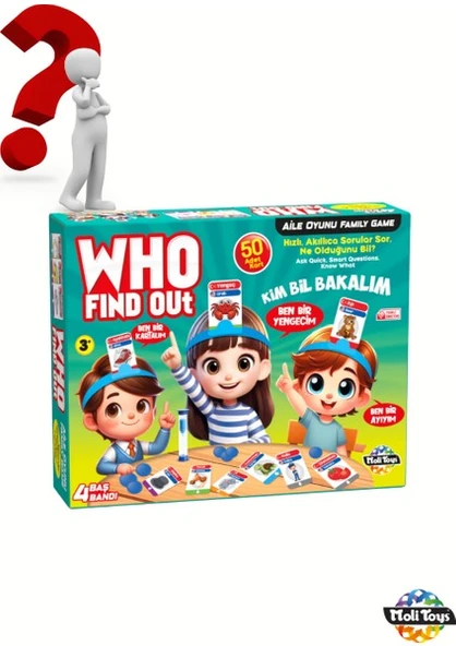 Moli Toys Kim Bil Bakalım(Find Out Who) Kutu Oyunu Ml-1728 ürün görseli 1