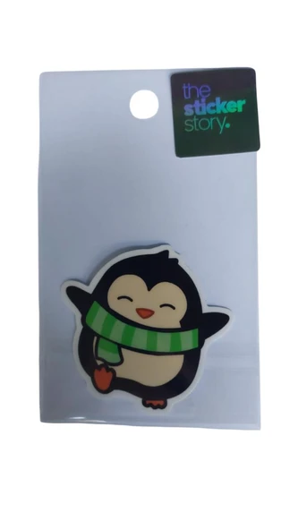Ekstrafix Yapışkanlı Sudan Etkilenmeyen Sticker The Sticker Story Penguen Tss0179 (1 Adet) ürün görseli 1