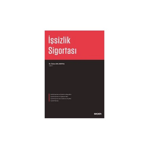 İşsizlik Sigortası Özlem Bal Bektaş 2016/10 ürün görseli 1