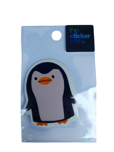 Ekstrafix Yapışkanlı Sudan Etkilenmeyen Sticker The Sticker Story Penguen Tss0067 (1 Adet) ürün görseli 1