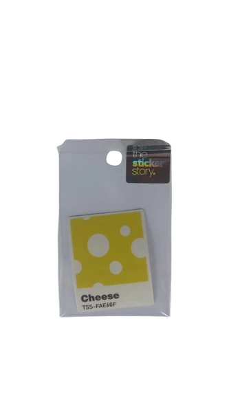 Ekstrafix Yapışkanlı Sudan Etkilenmeyen Sticker The Sticker Story Cheese Tss0243 (1 Adet) ürün görseli 1