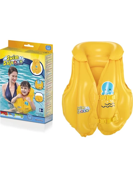 Bestway Plaj Oyuncak Can Yeleği Sarı 51X46Cm Bw32034 ürün görseli 1