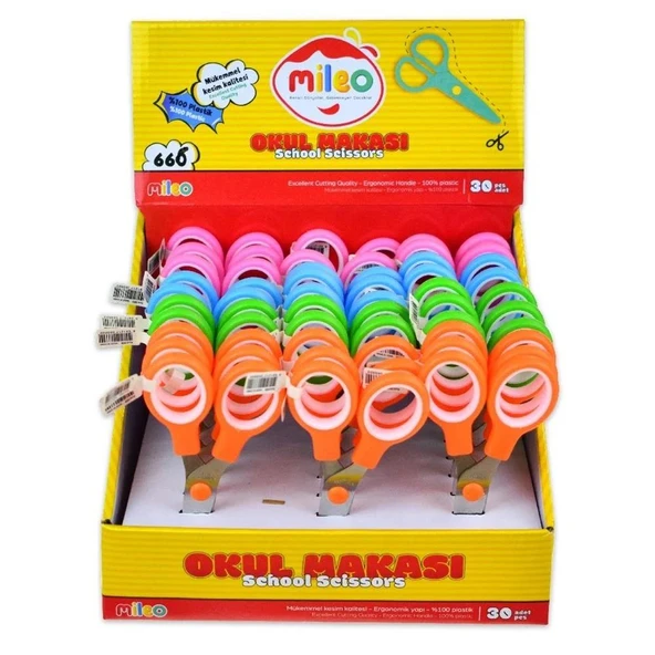 Mileo Çocuk Makası Yg 140385A (30 Lu Paket) ürün görseli 1