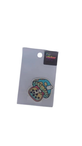 Ekstrafix Yapışkanlı Sudan Etkilenmeyen Sticker The Sticker Story Mantar Tss0081 (1 Adet) ürün görseli 1