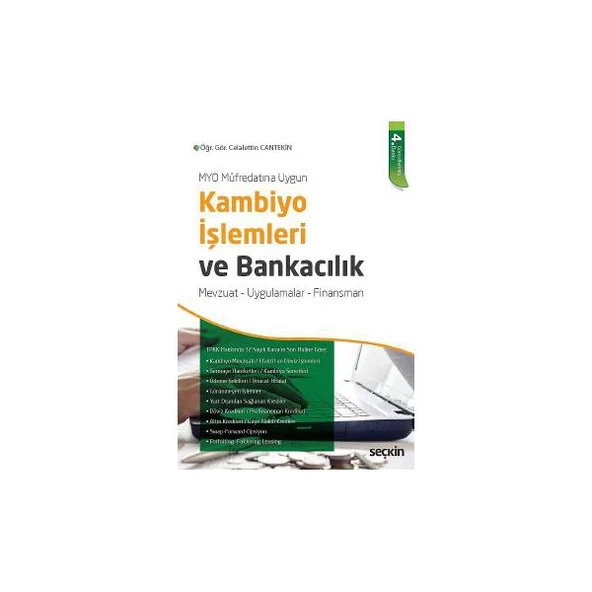 Kambiyo İşlemleri Ve Bankacılık (4.Baskı) Celalettin Cantekin 7 2017/02 ürün görseli 1