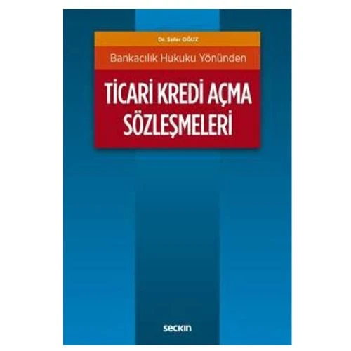 Ticari Kredi Açma Sözleşmeleri Sefer Oğuz 5 2019/03 ürün görseli 1