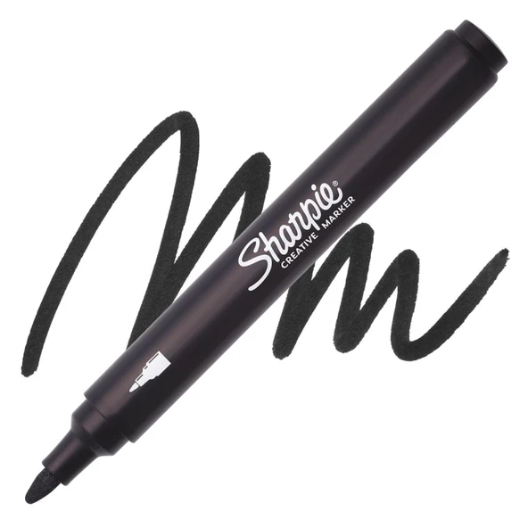 Sharpie Akrilik Markör Kalem Yuvarlak Uç Siyah Sh-2218123 (6 Lı Paket) ürün görseli 1