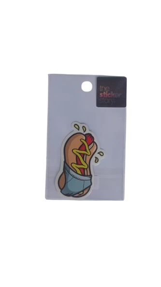 Ekstrafix Yapışkanlı Sudan Etkilenmeyen Sticker The Sticker Story Bebek Sosis Tss0126 (1 Adet) ürün görseli 1