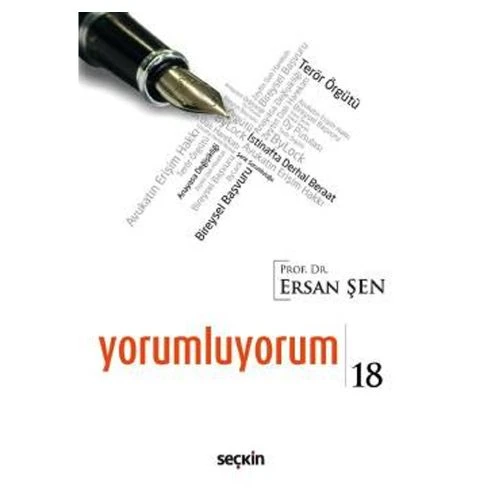 Yorumluyorum 18 Ersan Şen 51 2018/07 ürün görseli 1