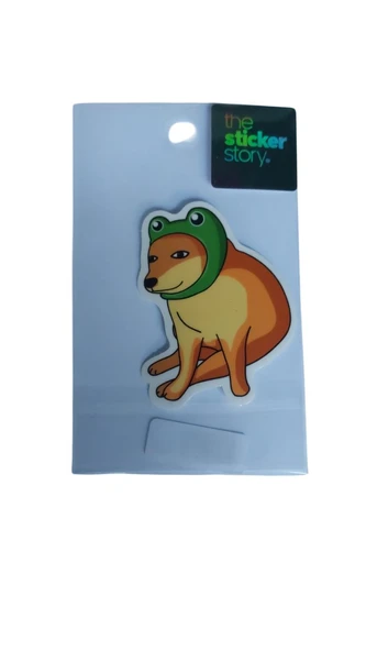 Ekstrafix Yapışkanlı Sudan Etkilenmeyen Sticker The Sticker Story Köpek Tss0157 (1 Adet) ürün görseli 1