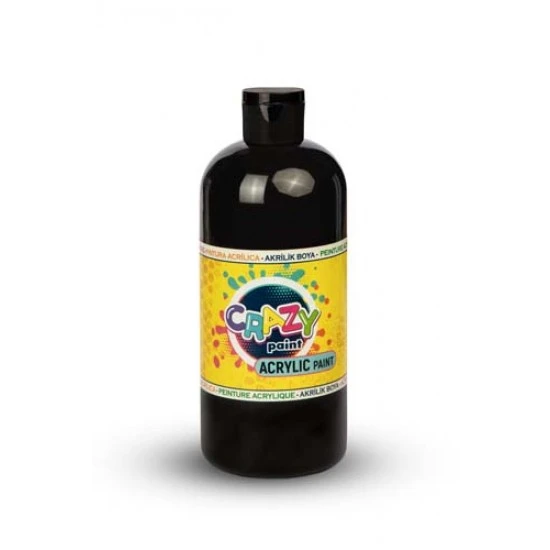 Crazy Akrilik Boya Siyah 550 Gram 2708 ürün görseli 1