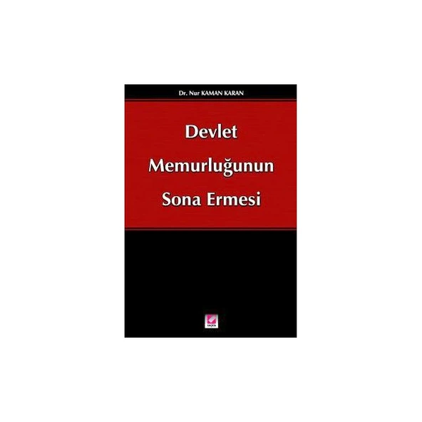 Devlet Memurluğunun Sona Ermesi Nur Kaman Karan 2003/01 ürün görseli 1