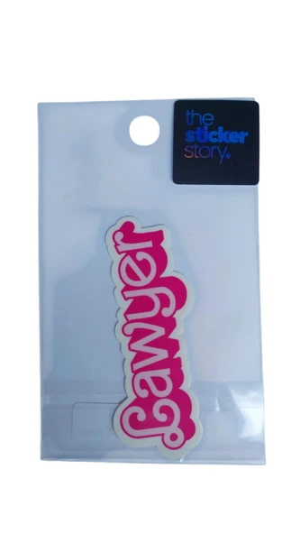 Ekstrafix Yapışkanlı Sudan Etkilenmeyen Sticker The Sticker Story Lawyer Tss0210 (1 Adet) ürün görseli 1