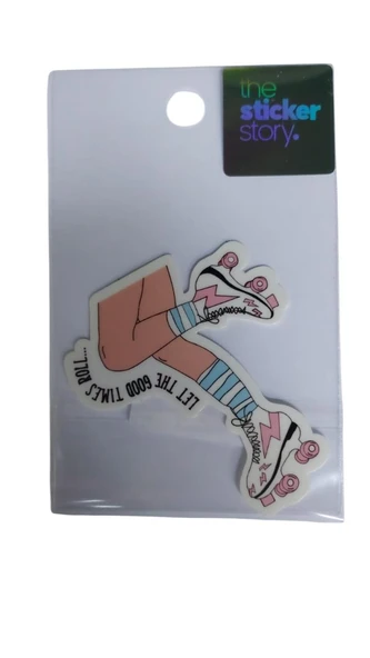 Ekstrafix Yapışkanlı Sudan Etkilenmeyen Sticker The Sticker Story Paten Tss0032 (1 Adet) ürün görseli 1