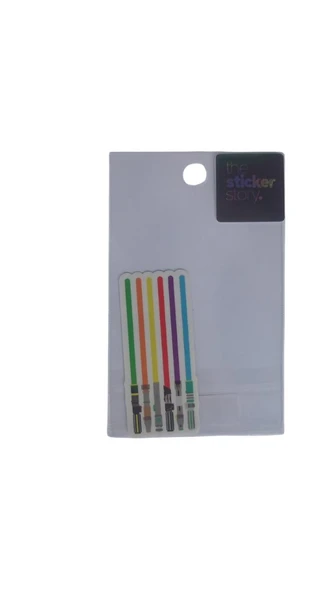 Ekstrafix Yapışkanlı Sudan Etkilenmeyen Sticker The Sticker Story Işın Kılıcı Tss0226 (1 Adet) ürün görseli 1