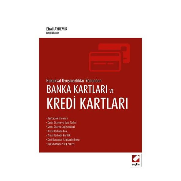 Banka Kartları ve Kredi Kartları Efrail Aydemir 2013/06 ürün görseli 1