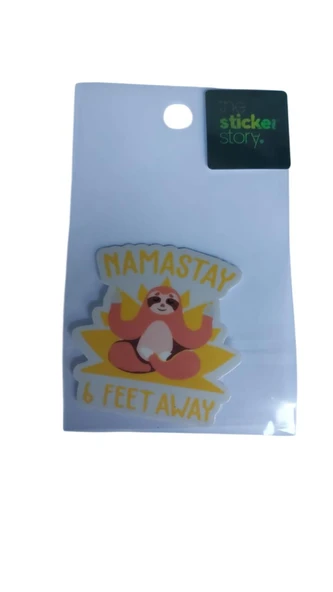 Ekstrafix Yapışkanlı Sudan Etkilenmeyen Sticker The Sticker Story Namastay Tss0038 (1 Adet) ürün görseli 1