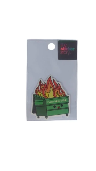 Ekstrafix Yapışkanlı Sudan Etkilenmeyen Sticker The Sticker Story Everythig's Fine Tss0153 (1 Adet) ürün görseli 1