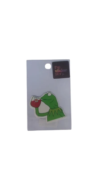 Ekstrafix Yapışkanlı Sudan Etkilenmeyen Sticker The Sticker Story Kurbağa Tss0168 (1 Adet) ürün görseli 1